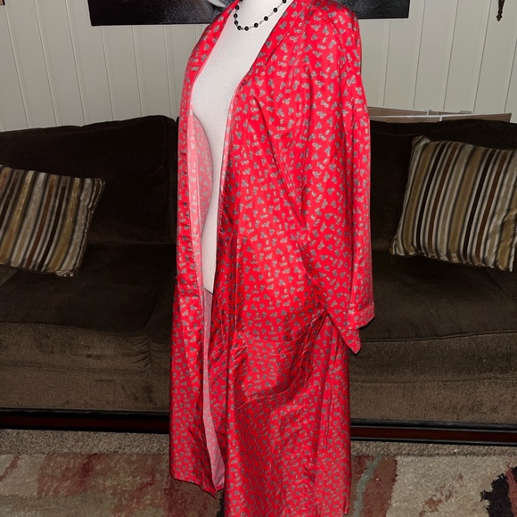 Pierre Cardin • Red • Size Small/ Medium • Women • Paisley Design • Robe - Picture 14 of 14